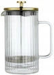 Скляна кавоварка та чайник заварник Klausberg Kb7761 French Press 1000 мл для 8 чашок кави чи чаю 1 літр френч прес - изображение 3