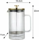 Скляна кавоварка та чайник заварник Klausberg Kb7761 French Press 1000 мл для 8 чашок кави чи чаю 1 літр френч прес - изображение 4