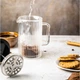 Скляна кавоварка та чайник заварник Klausberg Kb7761 French Press 1000 мл для 8 чашок кави чи чаю 1 літр френч прес - изображение 7