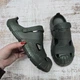 Кроксы мужские пена ЭВА Dago Style цвета хаки 45/46р (28,5 см) 6087 - изображение 4