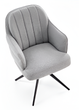 Krzesło Halmar K570 popielate (5905248135642) - obraz 1