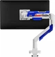 Настільне кріплення для монітора GamePro MAG701WBL з газліфтом 24-57" 2~30kg White & Blue - зображення 2