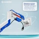 Настільне кріплення для монітора GamePro MAG701WBL з газліфтом 24-57" 2~30kg White & Blue - зображення 8