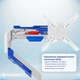Настільне кріплення для монітора GamePro MAG701WBL з газліфтом 24-57" 2~30kg White & Blue - зображення 14