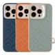 Чохол Kajsa Briquette Collection Rhombus with MagSafe для iPhone 16 Pro Light Grey - зображення 2