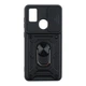 Чехол накладка Guard Shield Armor с кольцом для ZTE Blade A31 Black - изображение 1