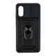 Чехол накладка Guard Shield Armor с кольцом для ZTE Blade A31 Plus Black - изображение 1