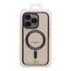Чохол TPU Metallic Chrome Full Camera with Magsafe для iPhone 16 Pro Max Chrome Dark Blue - изображение 3