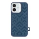 Противоударный Чехол Kajsa Briquette Collection Rhombus with MagSafe для iPhone 16 Blue - изображение 1