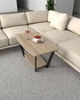 Журнальний столик в стилі лофт EcoLoft Флоу DSP-1395-6 Дуб Сонома - зображення 1