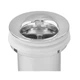 Донный клапан для раковины Zerix BV-01 1 1/4'' с переливом автоматический СLICK-СLACK (Цвет хром - изображение 7