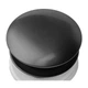 Донный клапан для раковины Zerix BV-01 BLACK 1 1/4'' с переливом автоматический СLICK-СLACK (Цвет че - изображение 2