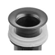 Донный клапан для раковины Zerix BV-01 BLACK 1 1/4'' с переливом автоматический СLICK-СLACK (Цвет че - изображение 6