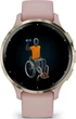 Смарт-годинник Garmin Venu 3S Soft Gold S. Steel Bezel w. Dust Rose Case and S. Band (010-02785-03/53) - зображення 4