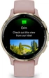 Смарт-годинник Garmin Venu 3S Soft Gold S. Steel Bezel w. Dust Rose Case and S. Band (010-02785-03/53) - зображення 6