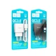 Зарядний комплект Hoco C140A fast charger 1роз'єм USB 18W 5V/3A, QC3.0 кабель USB to Micro 1 метр White - зображення 3