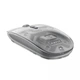 Бездротова миша дворежимна HAVIT MS62WB Pro Transparent Gray - изображение 5