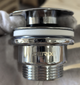 Донный клапан для раковины Zerix BV-03 1 1/4'' универсальный (с/без перел) СLICK-СLACK (Цвет хром - изображение 4