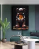 Поп-арт картина на полотні - KAWS Bitcoin Криптовалюта декор для офісу та кабінету - 40х60 см - зображення 4