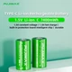 Аккумуляторы Pujimax Тип C/R14 с USB Type-C 7400mWh 1.5V Li-Ion (2 шт + кабель + кейс) (16235-2) - изображение 3
