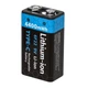 Акумулятори Крона 9V (6F22) з USB роз'ємом 4400mWh Pujimax Black (4 шт + 2 кабеля) (16217-4) - зображення 3