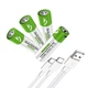 Акумулятори (4 шт.) AA з зарядкою USB Type-C 1.5V Li-Ion 2600mWh Smart + кабель (162330-4) - зображення 5