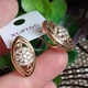 Сережки Xuping Jewelry довжина 2.1см ширина 1.2см медичне золото позолота 18К с1667 - зображення 5