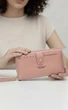 Кошелек женский из эко кожи с отделениями для карт, современный женский кошелек OAN 373339 Розовый - изображение 1