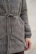 Жіноча кашемірова куртка в клітинку з поясом Seventeen XXL-3XL Коричневий (2000000213910) - изображение 5