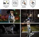 Світящийся нашийник для собак LED (USB), Водонепроникний IP68, Multi-Colour, S - зображення 3