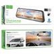 Відеореєстратор HOCO DV16 9.66-inch streaming media driving recorder(dual-channel with rear camera) Black (6942007664219) - изображение 2