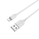 Кабель USB Borofone BX14, USB to Lightning, 1m, білий - зображення 1