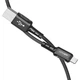 Кабель USB Acefast C1-02, USB to Lightning, 2.4А, 1.2m, чорний - зображення 3