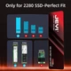 Радиатор JEYI JMT80 Графеново-медный 0.5mm для SSD M.2 2280 Graphene Copper Heatsink - High Thermal Conductivity for NVMe/SATA SSD - изображение 10