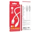 Кабель USB Borofone BX81, USB to Lightning, 2.4А, 1m, білий - зображення 3