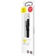 Кабель USB Baseus CALMBJ-B, USB to Lightning, 23см, 2А, Чорний, 01 - зображення 6