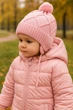 Шапка з мериносової вовни tutu 06106 48-52 Світло-рожева - зображення 1
