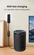 Кабель універсальний Type-C to DC, 60W, для роутера, ноутбука, камер +8 перехідників 5V/9V/12V/15V/20V Boost Converter Adjustable Voltage, Black - зображення 8