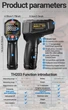 Инфракрасный термометр Aneng TH203 (-50-600℃) black - изображение 2