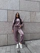 Жіночий велюровий костюм (кофта+штани) Uaclothes M-L Бузковий (like36800-172271375) - зображення 4