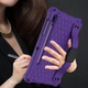 Чохол Kids Sota для Samsung Galaxy Tab S10 Lite із ремінцем та ручкою-тримачем purple - зображення 2