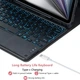 Чохол із Bluetooth - клавіатурою Magnet Flip Cover для Samsung Galaxy Tab S10 lite з RGB підсвіткою, тачпадом та мишкою black - зображення 3