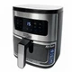 Аэрофритюрница Zepline ZP-00234 без масла, 6.5 л, 4200 Вт, семейная, с LED дисплеем и автоматическими режимами - изображение 4
