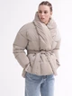 Жіноча куртка з поясом X-Woyz LS-8881-10 M бежевий - зображення 6