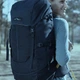 Легкий походный, туристический рюкзак с дождевиком 45L Adventuridge темно-синий - изображение 4