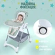 Стульчик для кормления EL CAMINO ME 1177 STEADY Menta детский стул складной со съемным столиком для мальчика и девочки на колесиках - изображение 8
