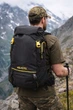 Легкий походный, туристический рюкзак 35L Baere черный 60х28х15 см - изображение 1