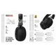 Навушники Borofone Suenos BO34 BT headset, BT5.4, AUX, 300mAh, 32h, black - зображення 4