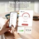 BFOUR Беспроводной термометр для мяса с цифровым дисплеем, USB-зарядкой и беспроводным удалённым мониторингом до 100 м, переключением ℃/℉ и управлением через приложение для iOS и Android, для барбекю, гриля, духовки и коптильни, чёрный - изображение 7