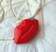Сумочка клатч "Поцелуй". Женская сумка кросс-боди “Lips”на цепочке - изображение 3